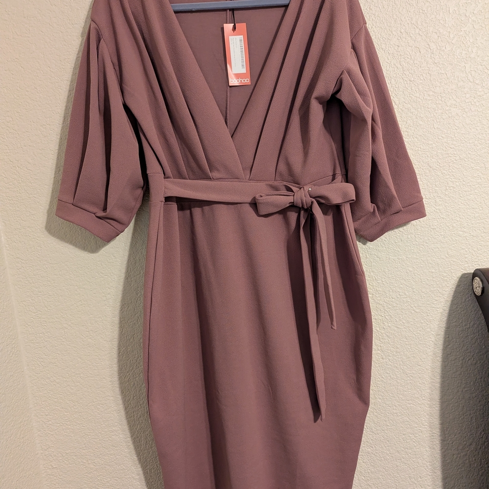 Elegant Mauve Dress